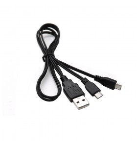 USB male to 2micro charge cable 